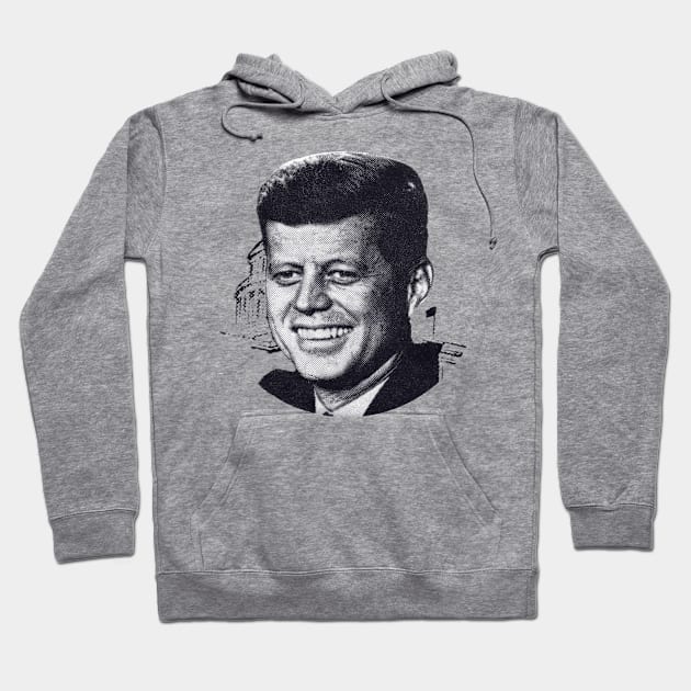 1962 President John F. Kennedy Hoodie by historicimage